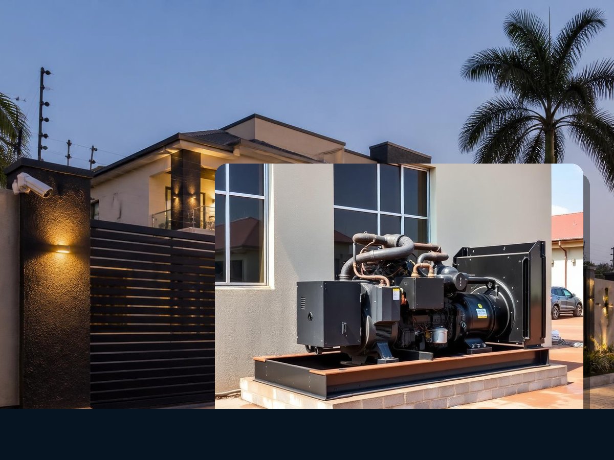 Industrial Generator Installation Concept
