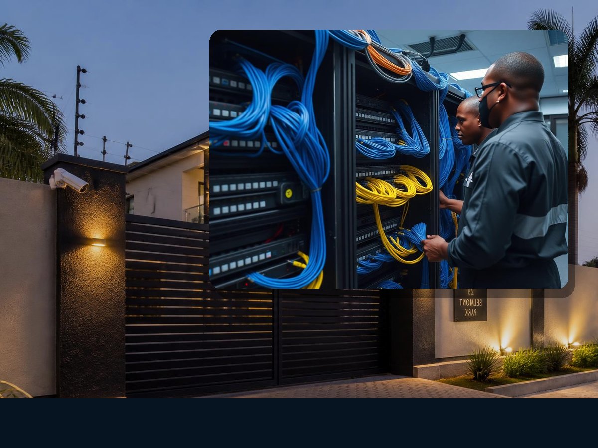Corporate Server Room Cabling Concept